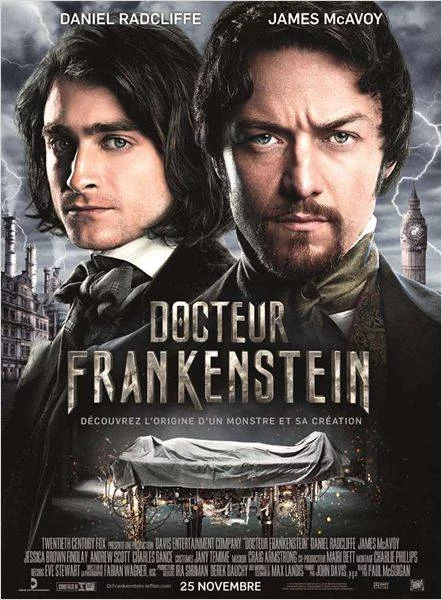 Docteur Frankenstein film James McAvoy