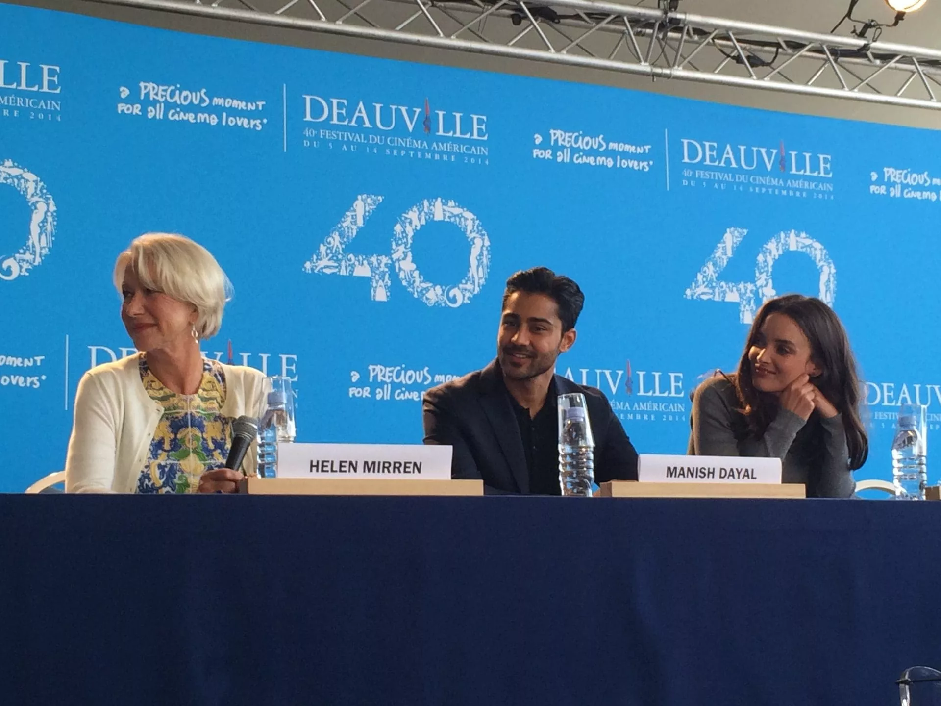 Miss Bobby_Helen_Mirren, Manish_Dayal, Charlotte_Lebon, conférence de presse